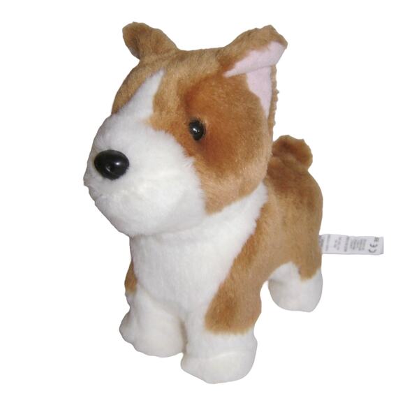 American Girl Corgi Dog Plush Doll Pet Puppy Toy & Bone Magnetic Holds Gift Bag - Picture 6 of 9